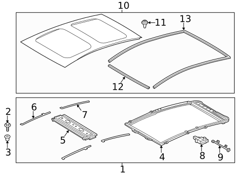 Sunroof for 2012 Toyota Prius V #0