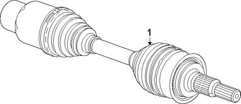 Drive Axles for 2025 Cadillac ESCALADE IQ #1