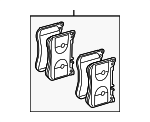 4214402 - Brakes: Brake Pads for Mercedes-Benz Image