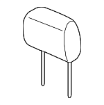 7N0881901AYCG - Body: Headrest for Volkswagen Image