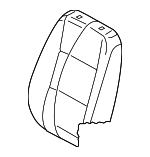 5K3881805CDXOX - Body: Seat Back Cover for Volkswagen: GTI Image