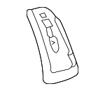 1K3881607A82V - Body: Escutcheon for Volkswagen: Eos, Golf, Golf R, GTI, R32, Rabbit Image