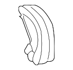 1K3881633A82V - Body: Grip Handle for Volkswagen: Golf, Golf R, GTI Image