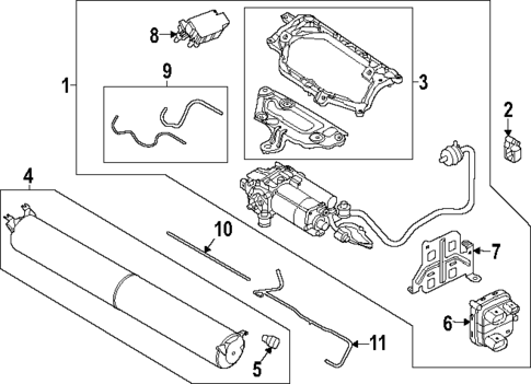Ride Control Components for 2025 Porsche Taycan #0