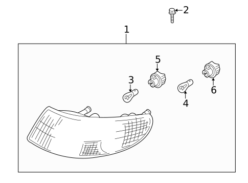Signal Lamps for 2001 Saab 9-3 #0