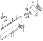 1294601616 - Steering: Jacket for Mercedes-Benz Image