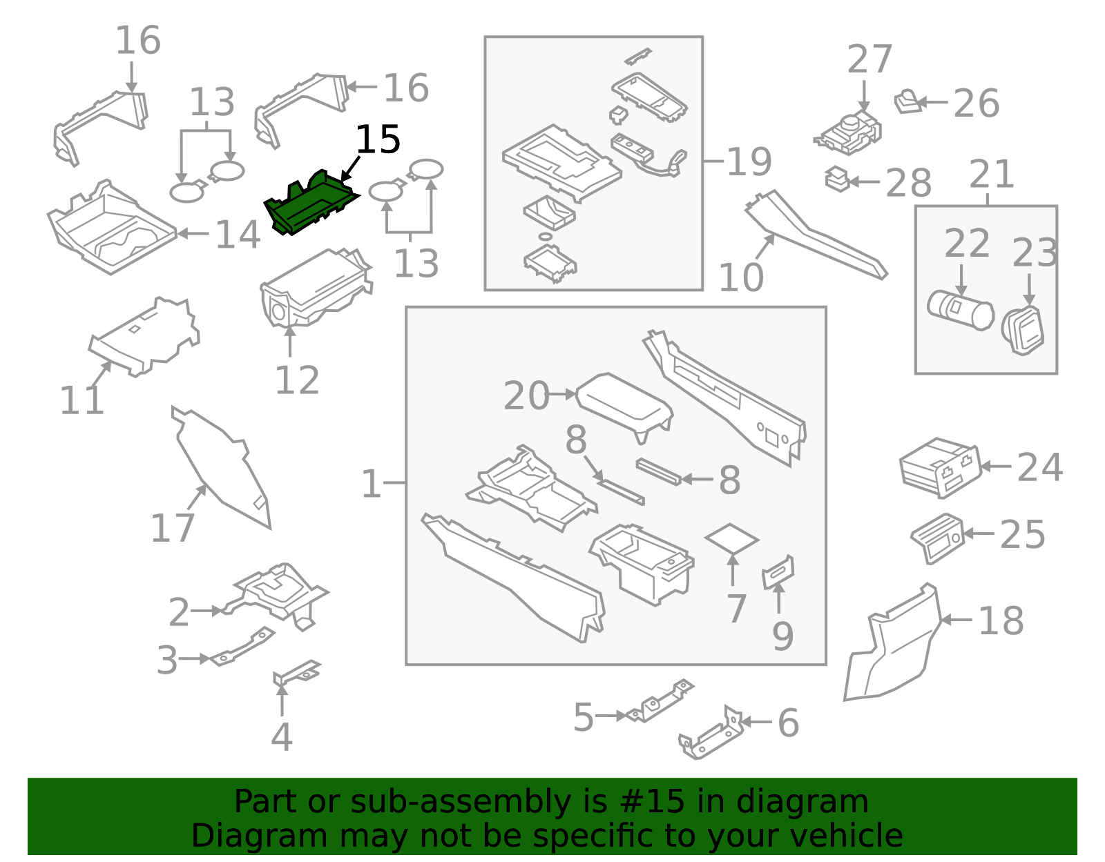 Ayaページ BHSA-66-CHXB - Console Panel 2024-2025 Mazda 3 | Mazda-Parts