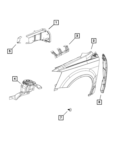 Fenders for 2018 Dodge Grand Caravan #0