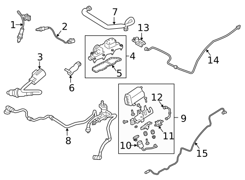 Emission Components for 2012 Land Rover Range Rover Evoque #10