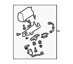 LR174755 - Emission System: Vapor Canister for Land Rover: Discovery, Range Rover, Range Rover Sport Image