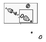 362815 - Driveline &amp; Axles: ACDelcoâ„¢ Cv Joint Kit for Buick: Lucerne, Riviera | Cadillac: DeVille, DTS, Eldorado, Seville | Oldsmobile: Aurora | Pontiac: Bonneville Image