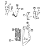68141702AA - Electrical: Module Bracket for Mopar Image