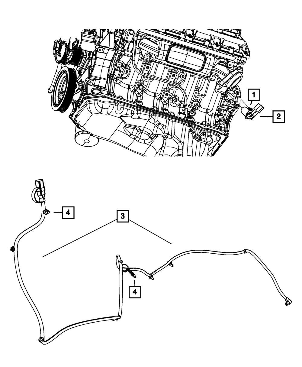 Engine Block Heater Cord - Mopar (68357825AC)