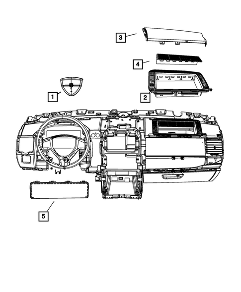 Air  Bags for 2012 Dodge Grand Caravan #1