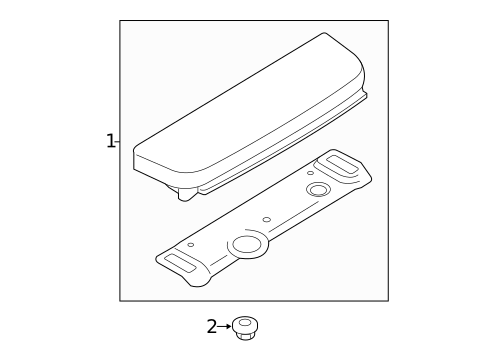 High Mounted Stop Lamp for 2019 Ford Transit Connect #0