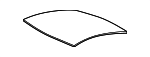 6320121130 - Body: Sunroof Glass for Toyota Image