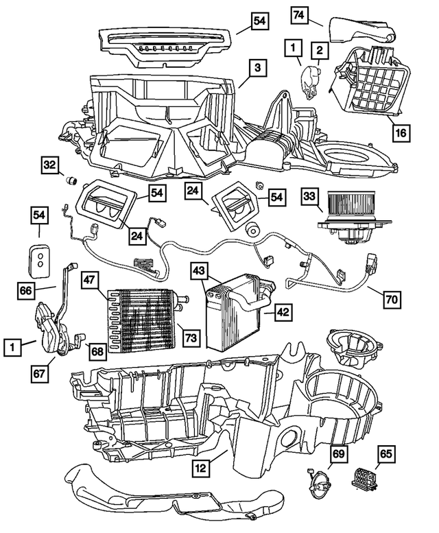 5086519AA - : Housing And Stud Assy Housing for Mopar Image