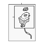 254293S100 - Cooling System: Reservoir Assembly for Hyundai: Azera, Sonata Image