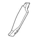 2477354701 - Body: Energy Absorber for Mercedes-Benz Image