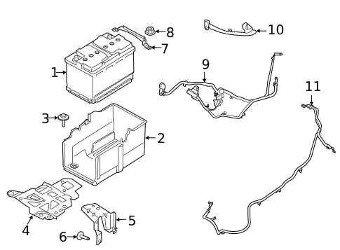 Battery for 2021 Lincoln Corsair #0