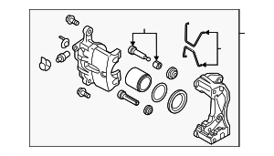 58122B2300 - : Disc Brake Caliper for Hyundai Image