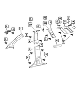 1MK88HDAAA - : Screw Cover Cap, Right for Mopar Image