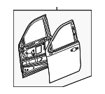 85841903 - : Door for Chevrolet: Suburban, Tahoe | GMC: Yukon, Yukon XL Image