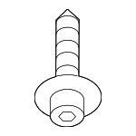 907600512B - : Console Screw for Mazda: 6, CX-5, CX-50, CX-9, MX-30 EV Image