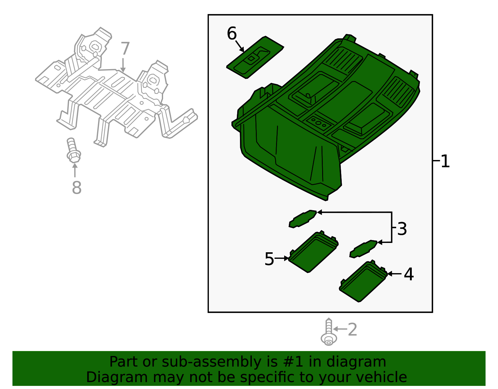 かこページ 2016-2023 Mazda CX-9 Overhead Console KD47-69-970D-02 | OEM Parts