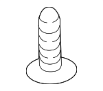 1249305167E - Body: Side Panel Screw for Kia: Cadenza, Carnival, EV6, Forte, Forte Koup, Forte5, K4, K5, K900, Niro, Niro EV, Optima, Rio, Sedona, Seltos, Sorento, Soul, Soul EV, Sportage, Stinger, Telluride Image