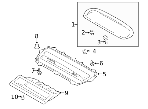 Exterior Trim - Hood for 2005 Subaru Baja #0
