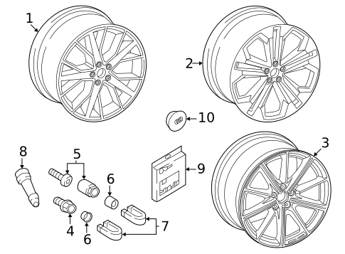 Wheel for 2020 Audi RS Q8 #0