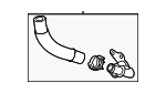 EF121034 - Cooling System: Hose &amp; Tube Assembly for Audi Image