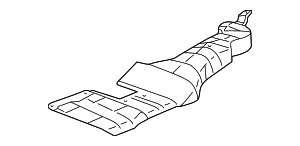 YL2Z5G221AA - : 1997-2001 Ford Heat Shield for Ford: Explorer | Mercury: Mountaineer Image