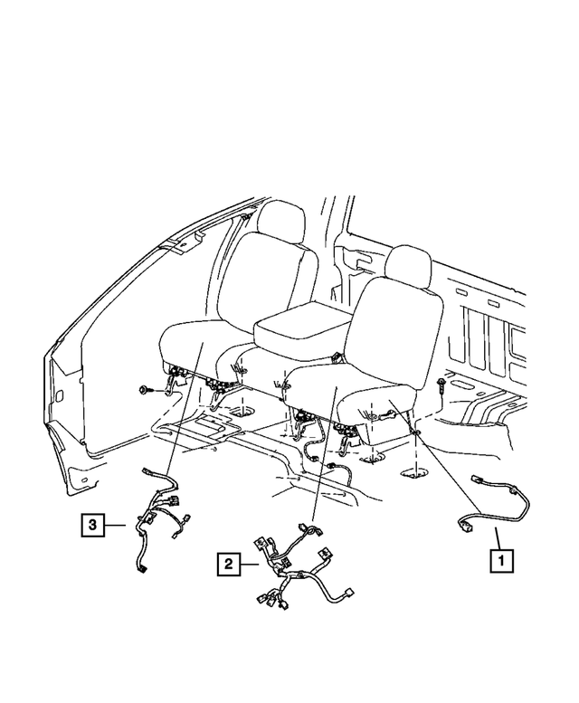 5159053AA - Electrical: Seat Wiring for Mopar Image