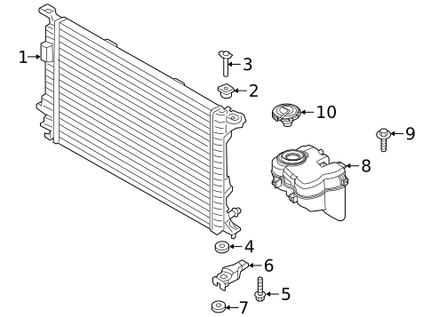 Radiator & Components for 2025 Porsche Macan #0