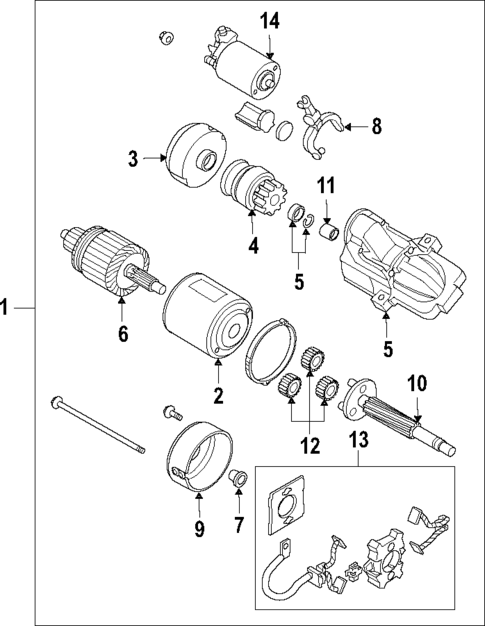 Starter for 2003 Mazda 6 #0
