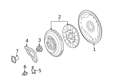 Clutch & Flywheel for 2012 Porsche Cayenne #0