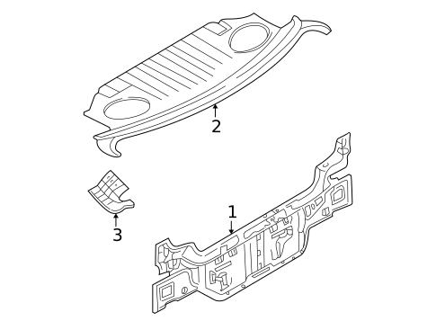 Rear Body for 2001 Hyundai Elantra #0