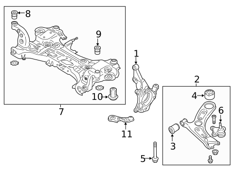 Suspension Components for 2021 Hyundai Kona Electric #0