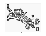62405J9050 - Suspension: Engine Cradle for Hyundai: Kona, Kona Electric Image