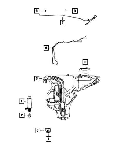 Wiper and Washer System for 2015 Dodge Durango #1