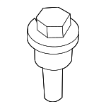 4892294AA - Engine: Valve Cover Bolt for Chrysler: 300, Sebring | Dodge: Avenger, Challenger, Charger, Journey Image