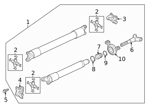 Drive Shaft for 2019 Ford Expedition #0