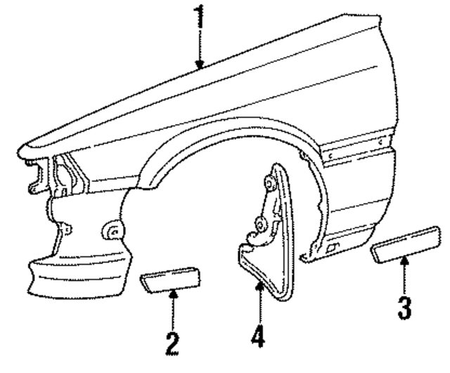 7662139105C1 - : Mud Guard for Toyota Image