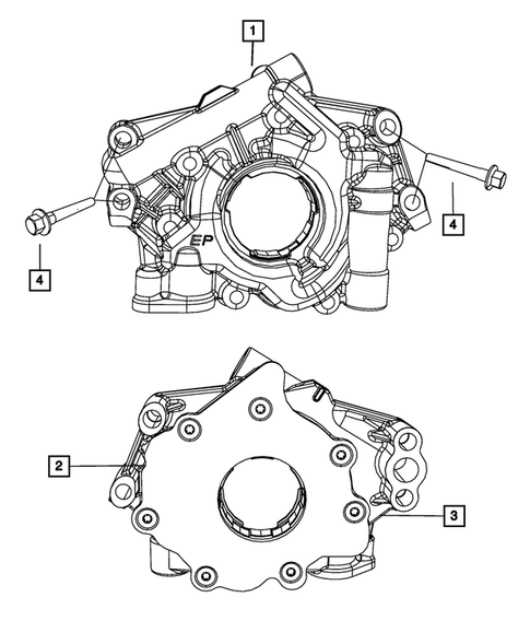 Engine Oiling, Oil Pan and Indicator (Dipstick) for 2009 Jeep Grand Cherokee #2