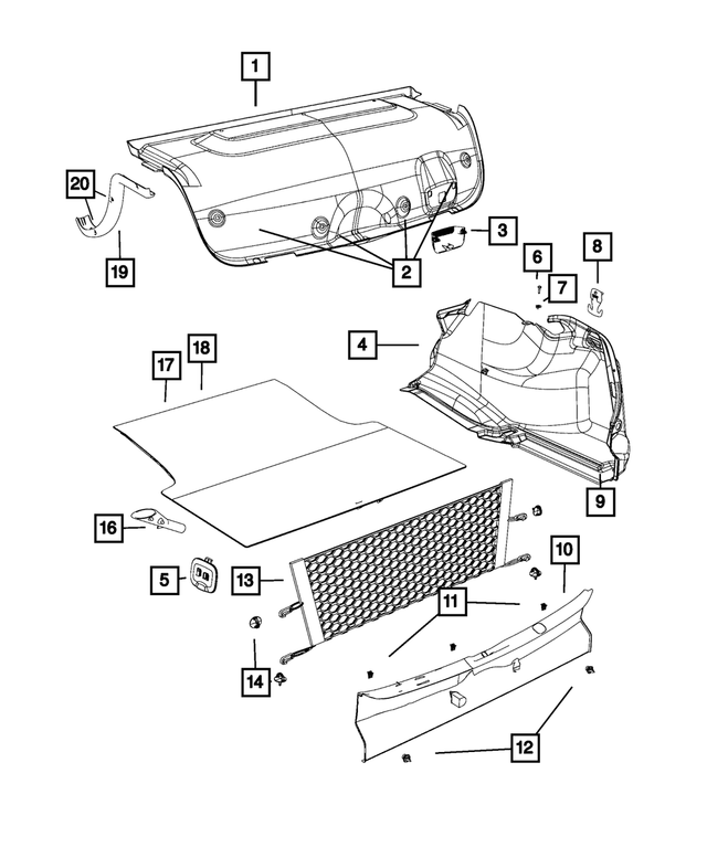 68193034AA - : Fuel Filler Manual Access Door for Mopar Image