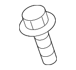 9008011260 - Body: Fender Bolt for Scion: iM, xA, xB | Toyota: C-HR, Corolla, Corolla iM, Echo, Matrix, Prius, Prius Plug-In, Solara, Yaris Image