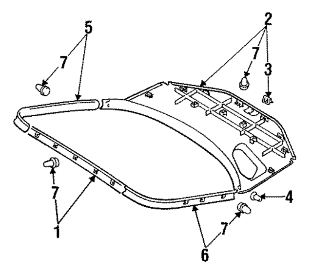MB766553 - Body: Upper Panel for Mopar Image