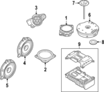 280615AA0C - : Amplifier for Nissan: Murano Image
